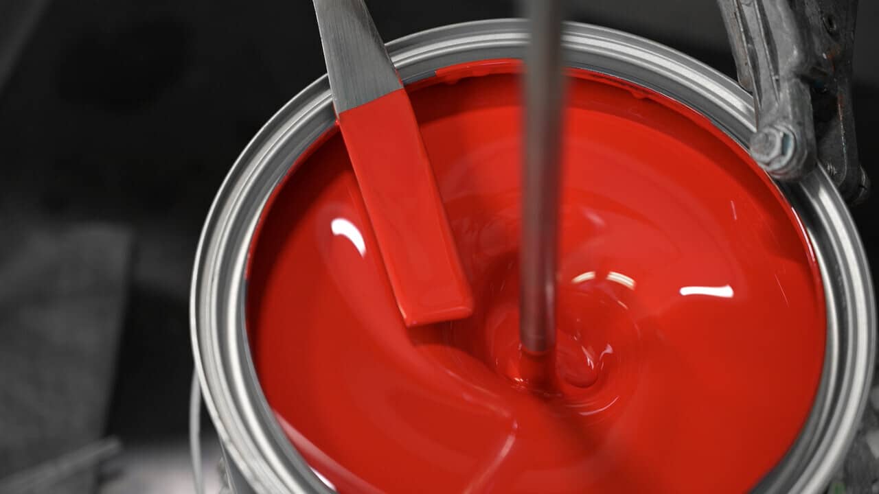 Color-matched industrial coatings